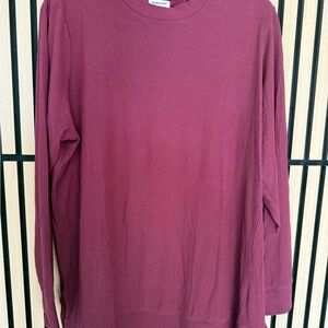 Tommy John Women's Long Sleeve Tee - Burgundy